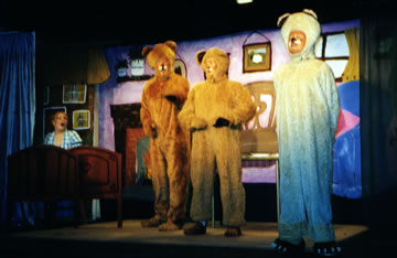Goldilocks at the Three Bears cottage